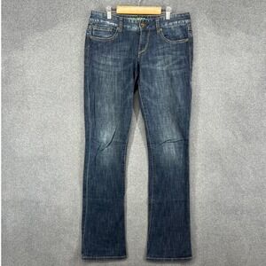 Express Stella Barly Boot Jeans Women 4L Blue Cotton Blend Stretch Bootcut Denim